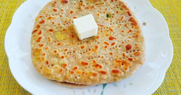 Mixed Vegetable Parathas