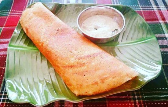 Protein Rich Dosa /Adai with Coconut chutney