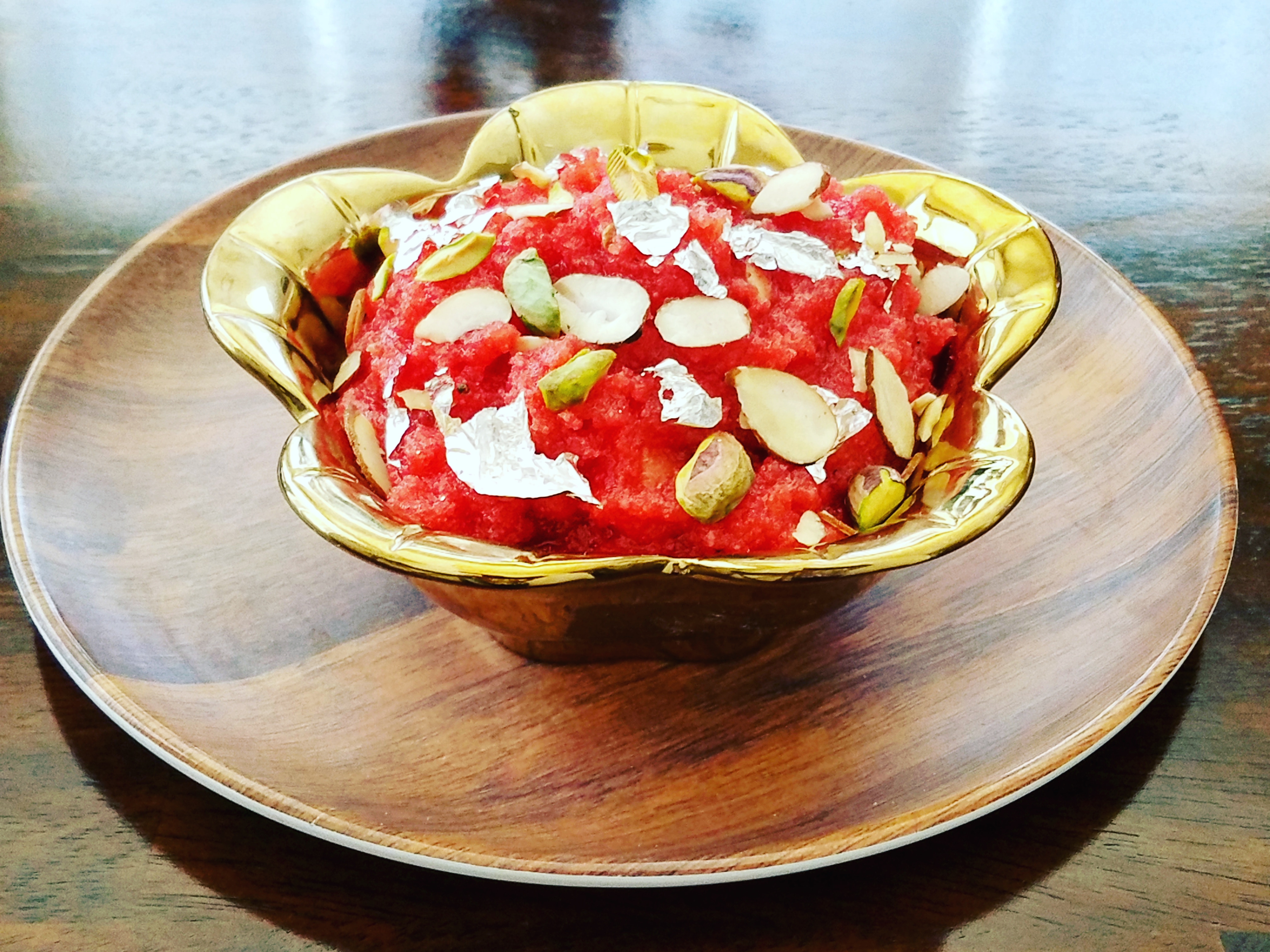 Apple Halwa with dry fruits