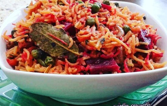 Beetroot Biryani