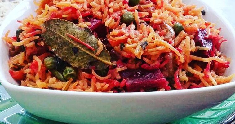 Beetroot Biryani