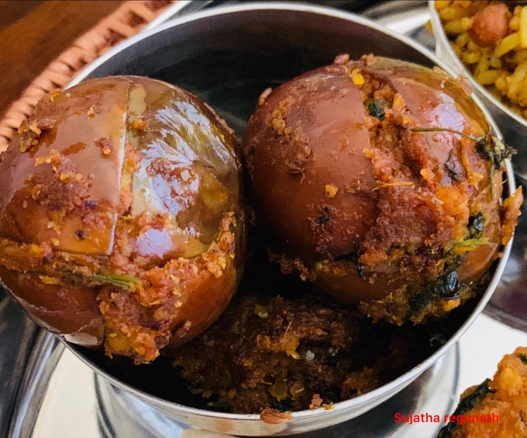 Stuffed Eggplant Masala