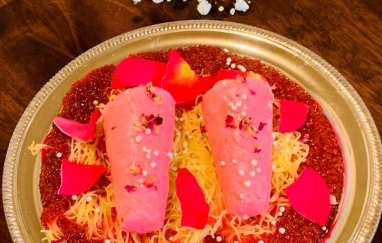 Gulkand Malai Kulfi