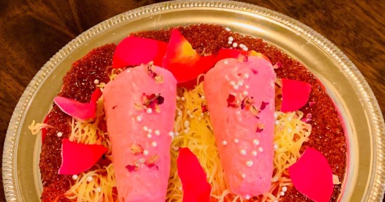 Gulkand Malai Kulfi