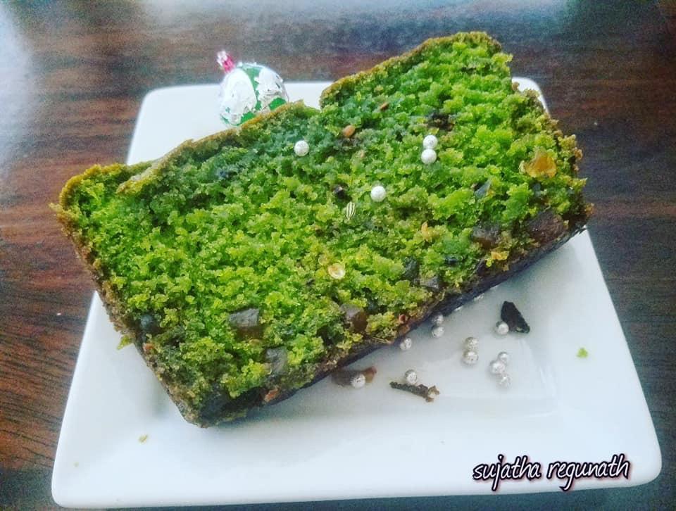 Eggless Paan Cake with dry fruits, Tutti frutti and Mukhawas